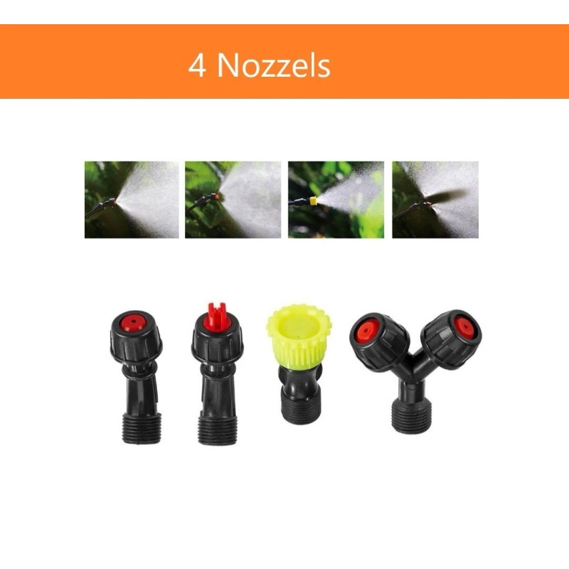 FIVO Electric Pump & Manual Pressure Dual Function Backpack Sprayer