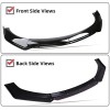 Unbranded Front Bumper Lip Spoiler Splitter Body Side Skirt For