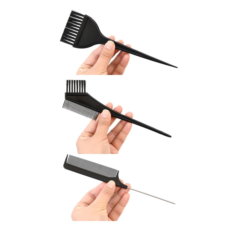 YANTAISIYU 6pcs Hair Dyeing Coloring Set Hair Colouring Tools Mixing