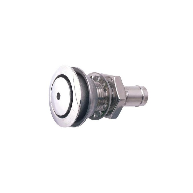 Attwood Enhanced 316 Stainless Steel Alloy Flush-Mount Fuel Vent, 3