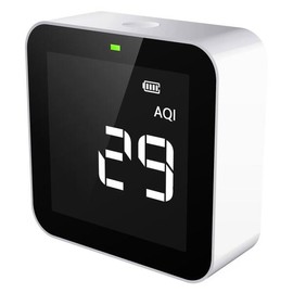 Temtop 템탑 M10 공기질 모니터 실내 테스트기 AQI PM2.5 VOCs 포름알데히드 검출기, 미국 공인 공기 센서 Temtop M10 Air Quality Monitor Indoor Tester AQI PM [M10 (PM2.5 AQI TVOC HCHO)]