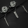 2Pcs Suspension Headset Bracket Helmet 19‑21mm Rail Adapter Rotatable Headphones