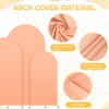 Metal Arch Backdrop Stand Set of 3 with Cover 7.2FT,