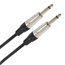 Plugger Male Jack/Male Mono 10m Black Audio Cable