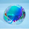 3.25" Crystal AB Paperweight Glass Diamond