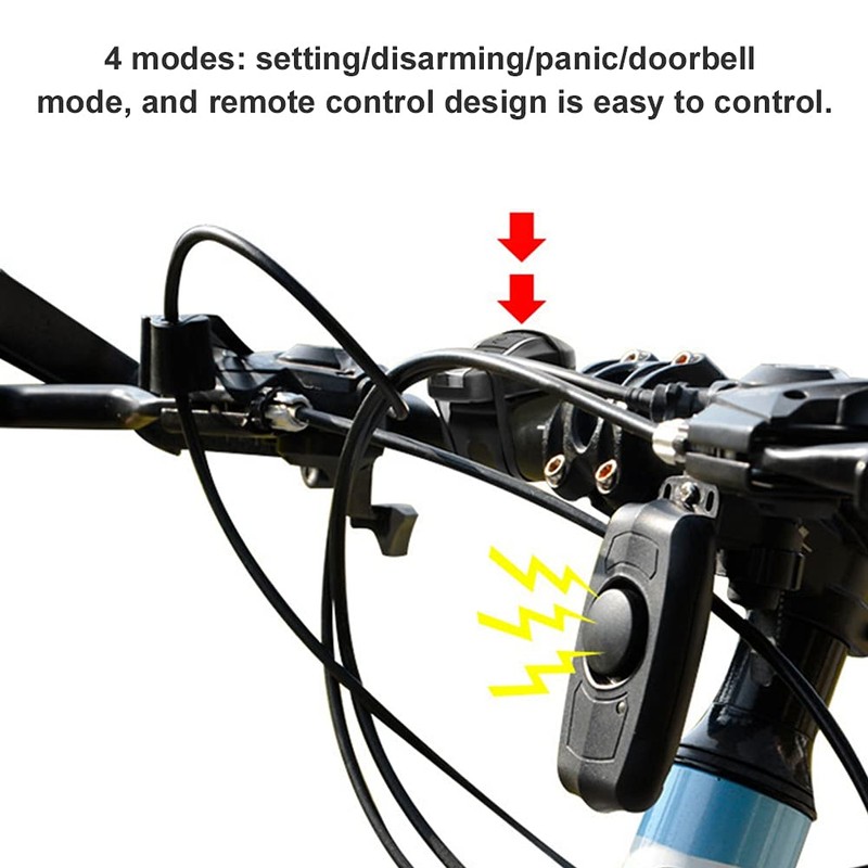 Motorcycle Security Kit Alarm System, Wireless Anti-Theft Alarm System for