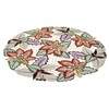 Fall and Autumn Cutwork Colorful Maple Leaf Large Doily, Small