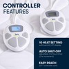 Serta Heated Mattress Pad Queen Size - Electric Mattress Pad,