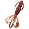 Keitech Crazy Flapper, 2.4 in, #519 Shrimp Red Copper
