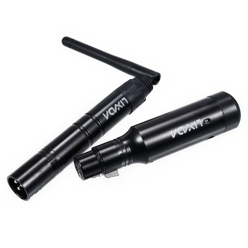 Lixada DMX512 2.4G Wireless Transmitter Receiver Set 126 Channels for