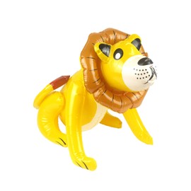 Henbrandt Inflatable Lion Animal Safari Party Decorations Jungle Blow Up Inflatable Toys Pool Party Photo Booth Props Fancy Dress Accessory