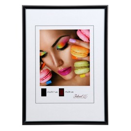 Ideal Trend Plastic Picture, Photo Frame, 10 x 15 cm up to 50 x 70 cm, Black , 30x40
