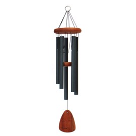 Festival 28-inch Redwood Wind Chime w/Customization in Forest Green by Wind River for Patio, Backyard, Garden, and Outdoor décor. Made in The USA