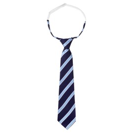 Qianyu Boys Pre-Tied Necktie Adjustable Woven Stripe Neckties Ties for Boys Kids for Age 5 to10 Graduation Uniforms Wedding Party