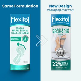 Flexitol Hard Skin Removing Balm, Results in 3 Days, Exfoliates Hard and Dead Skin, Immediately Softens Feet, With Salicylic Acid, 22% Urea, With Glycolic Acid, Clinically Proven Formula, 1 x 56g
