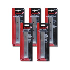 Red Devil 3276 4" Glass Scraper Replacement Blades, Pack of 5