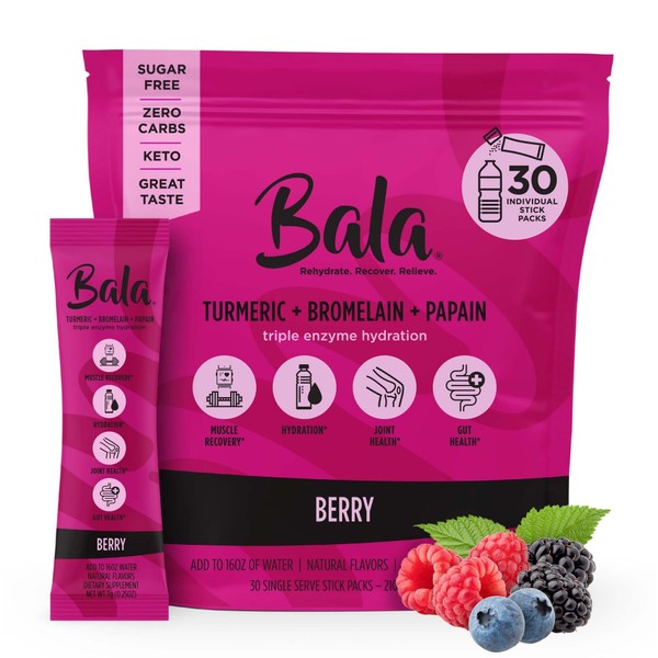 BALA BALA Enzyme Hydration & Sugar-Free Electrolyte Drink Mix Powder