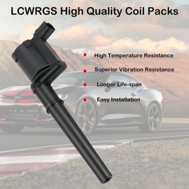 Set of 8 Ignition Coil Pack and Spark Plugs fits for 2003 2004 2005 Lincoln Aviator Navigator Continental Blackwood Mark VIII Ford Mustang Mercury Marauder Panoz Esperante Replaces# DG543