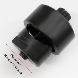 SagaSave 28.3mm Sheet Metal Punch Hole Punch, Metal Hexagon Hole Cutter for Cutting Sink, Steel Plate, Stainless Steel