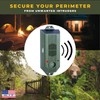 Tactiko Wire Trip Perimeter Alarm 2.0, 129 dB Rechargeable Perimeter
