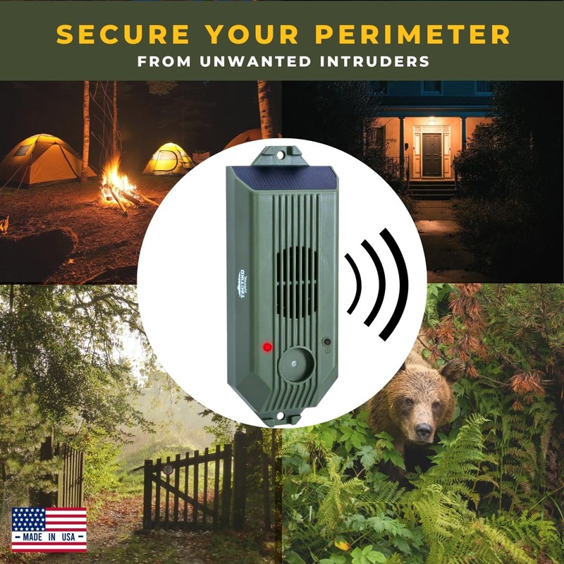 Tactiko Wire Trip Perimeter Alarm 2.0, 129 dB Rechargeable Perimeter