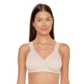 SUSA Women's Damen Entlastungs-BH Ohne Bügel Topsy Wireless Bra, Brown (Cappuccino 103), 42 C