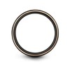 Midnight Rose Collection Tungsten Wedding Band Ring 8mm for Men