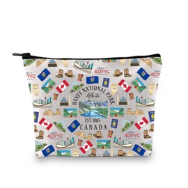 Zuo Bao Banff Cosmetic Bag Banff National Park Banff NP Gift Banff Hiking Gift Canada Vacation Banff Ski Trip Gift Rocky Mountains (BANFF)
