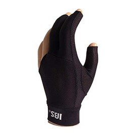 Manuel Gil Billiard IBS Glove Gold Mesh Black