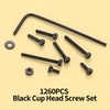1260-Piece M2 Screws Set, Allen Screws Nuts Set, Cylinder Head