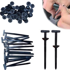 Universal Cable Tie Buckle, Nylon Cable Ties, Robust, Nylon Universal Cable Tie Buckle, Multi-Purpose Plastic Cable Ties, Nylon Holder for Construction, Garden, Body, Quick Fixation (50 Pieces)