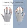 Guantes sin dedos para mujeres con protección UV UPF 50+,