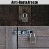 Diyife Large Combination Padlock [One-Touch Unlocking], Heavy Duty Weatherproof Padlock,