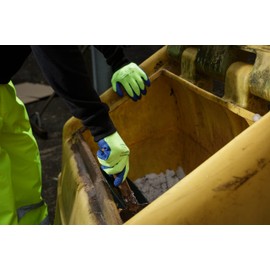 Blackrock Pack of 6 Thermal Insulated Heavy Duty Latex Coated Gripper Safety Work Gloves, Mens Womens Working Grip, For Cold Storage, Handling, Railways, Agriculture, Building & Construction - Size XL