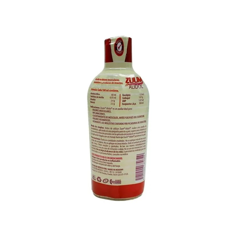 Gel Dolores Musculares Alidol Zuum Eucalipto Y Alcanfor