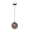 5.9in Solar Lantern Garden Garden LED Solar Hanging Lights Round