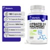 Bioherb Citrato Magnesio Potasio Extremadamente Eficaz 180 Cápsulas Meses Apoyo