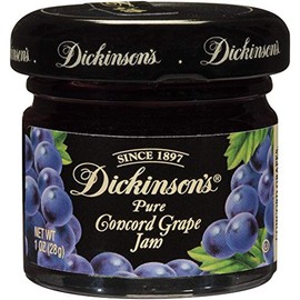 Dickinson's Pure Concord Grape Jam, (Pack of 72)
