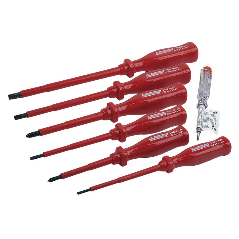 Mannesmann VDE-Screwdriver Set (7 Pieces)