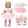 ZQDOLL 19 pcs American Doll Clothes Gift for 18 inch