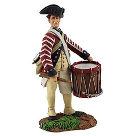 W. Britain American Revolution 16030X Continental Line 1st American Regiment Drummer 1:30 Scale Metal
