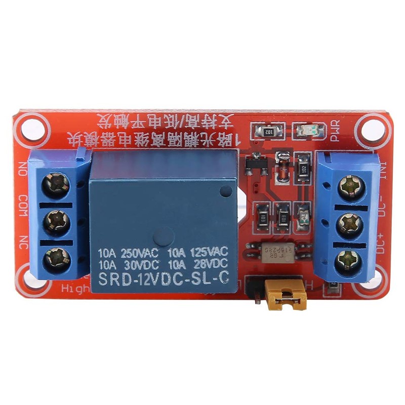 Oumefar 1 Channel High & Low Trigger Optocoupler Relay Module