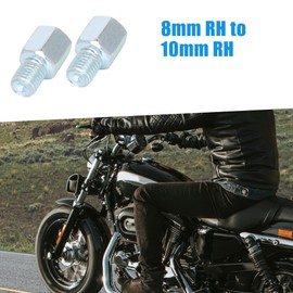 A ABSOPRO Motorcycle 8mm RH to 10mm RH Rearview Mirrors Adapter (Set of 2)