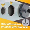 Adjustable Punching Saw Adjustable Hole Driller Round Hole Opener Tool