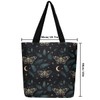 Loussiesd Leopard Canvas Shopping Bag Modern Fabric Bag Animal Print