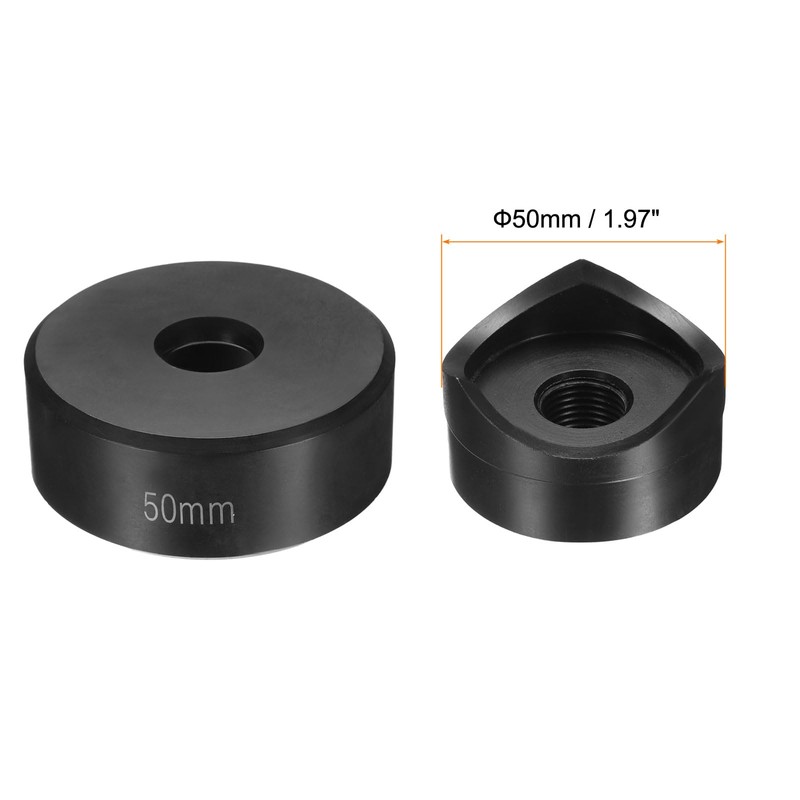 sourcing map Sheet Metal Punch Hole Punch 50mm Bearing Steel