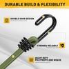18" Green Bungee Cords with Hooks