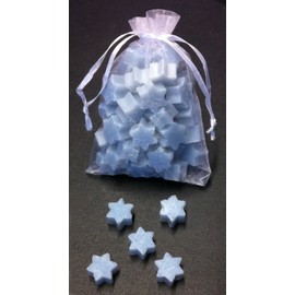 Florex Schafmilchseife Mini Mini Star Pack of 50 Ice Flower Soap in Organza Bag Guest Gift