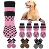 Non Slip Dog Socks to Prevent Licking Paws Grippy Socks