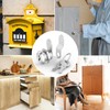 Jayseon 3 Pack Cabinet Locks with Keys, Mailbox Lock Cam